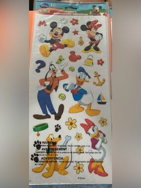 Disney Classic Mickey & Friends Sticker Set - New In Package. Rare ⭐️